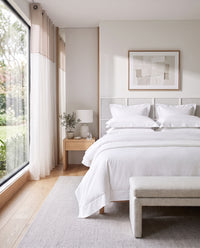 Sheer Window Curtain — in the Hotel Velour suite
